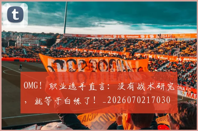 OMG!职业选手直言:没有战术研究,就等于白练了!_20260702170303